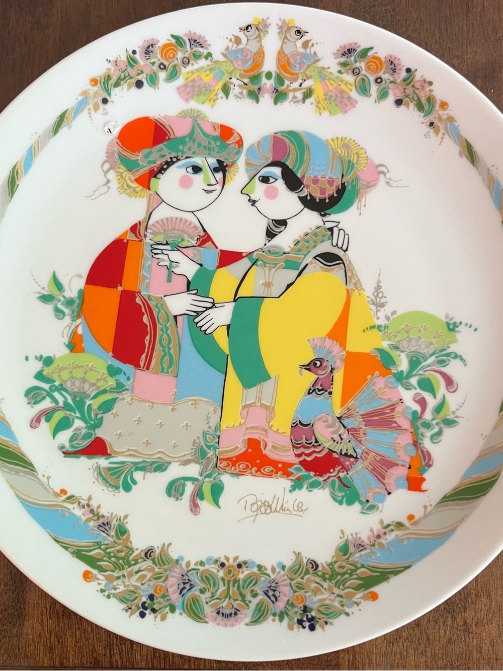 Rosenthal warsteiner edition Plate Bjorn wiinblad
